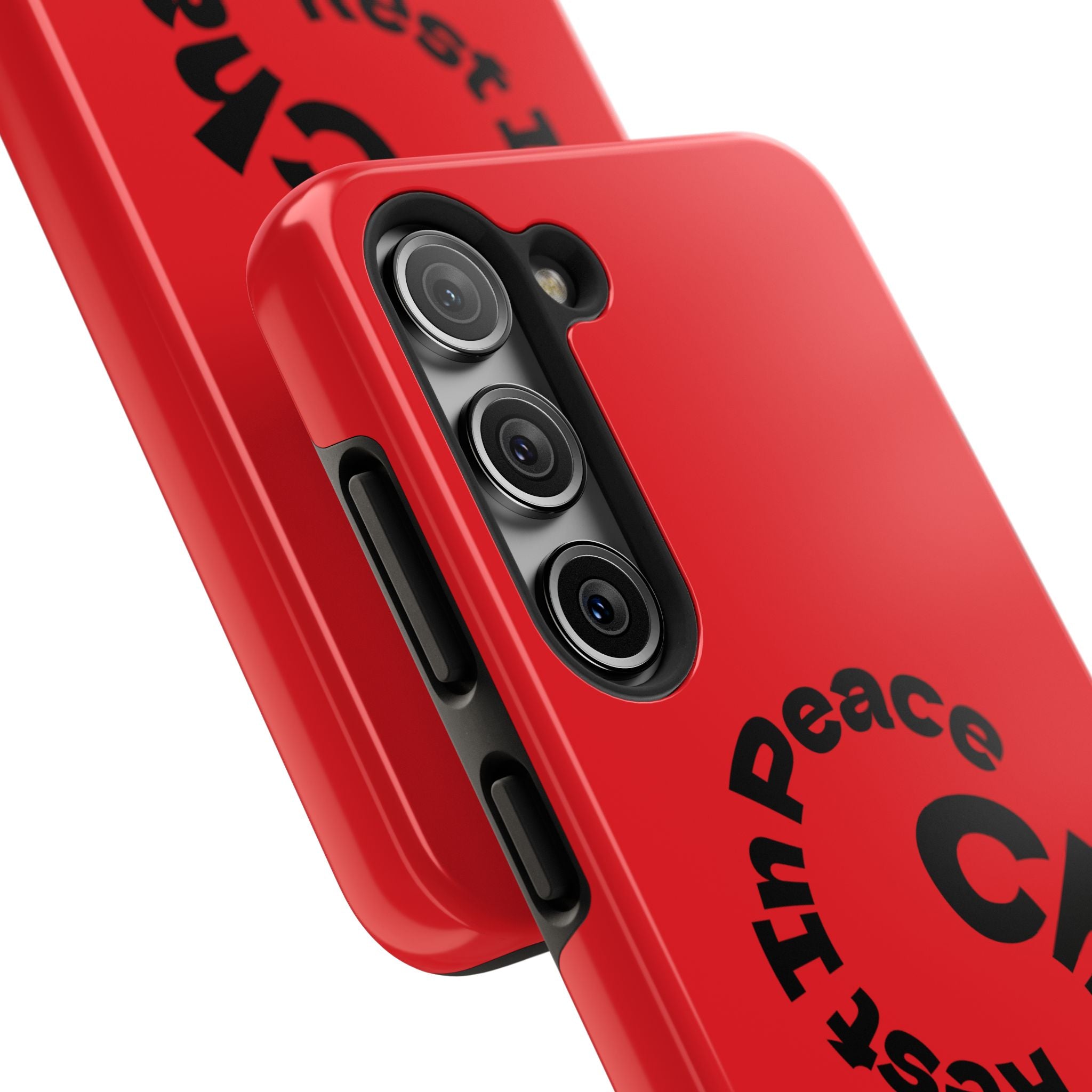 Bold Tough Phone Cases with Inspirational Design - Jesus Is King, Durable Protection, Gifts for Believers, Faith-Based Accessories, [...]